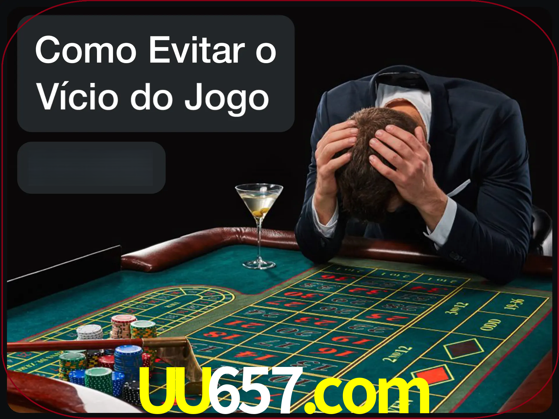 Você é responsável por cada uma de suas apostas.